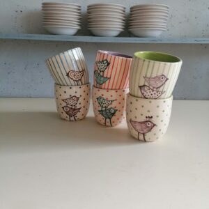 BICCHIERE DA TAVOLA PER ACQUA O VINO h8cm set 6 pezzi