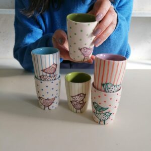 BICCHIERINO DA LIQUORE O CAFFÈ h8cm set 6 pezzi