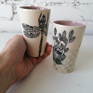 BICCHIERINO DA LIQUORE O CAFFÈ h10cm set 2 pezzi