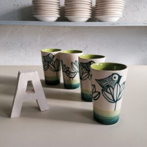 BICCHIERINO DA LIQUORE O CAFFÈ h10cm set 4 pezzi