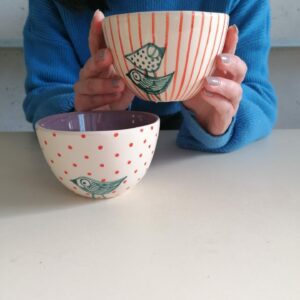 COPPETTA CEREALI LILLA h7cm set 2 pezzi