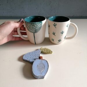 TAZZA DA CAPPUCCINO OTTANIO h9cm set 2 pezzi