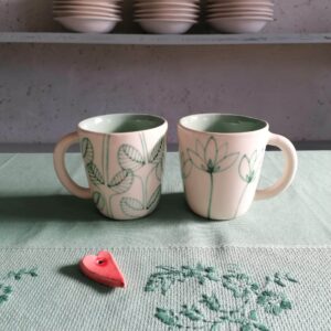 GREEN TEA CUP h10cm set of 2
