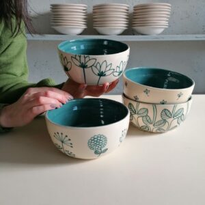 ティール ボウル h8cm 4個セット