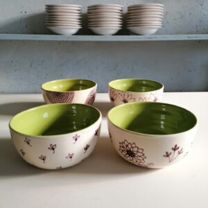 アシッドグリーン ボウル h8cm 4個セット