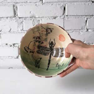 DRAGONFLY BOWL 16.5cm