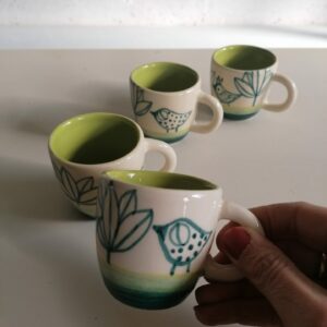 コーヒーカップ h6cm 4個セット